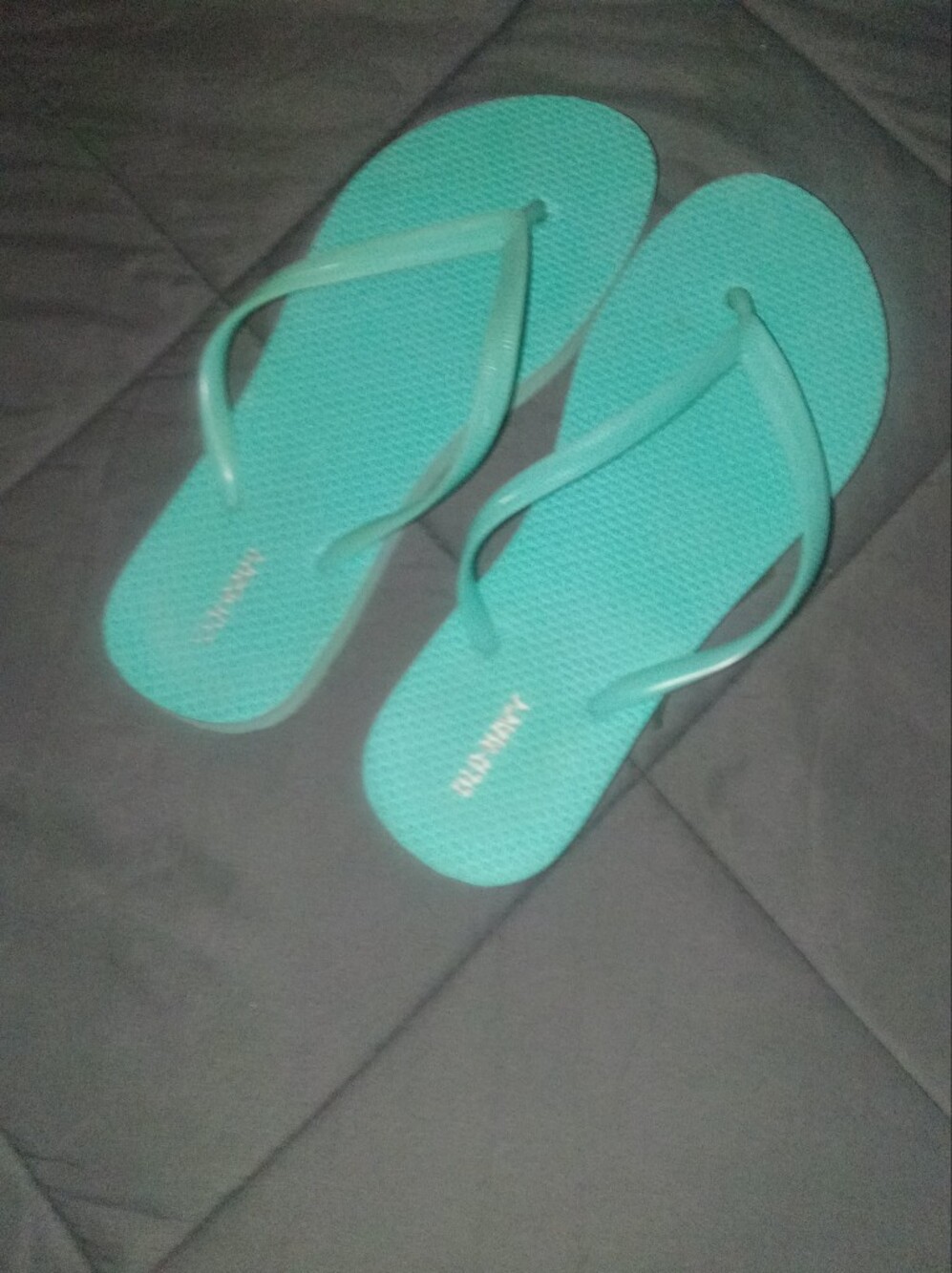 Old Navy Women's Teal Flip Flops